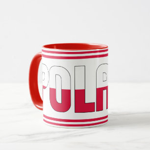 Poolse Nationale Vlaggepatriottische koffie Mok