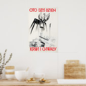 Poolse oorlogspropagandaposter Dit is de dag van Poster (Keuken)