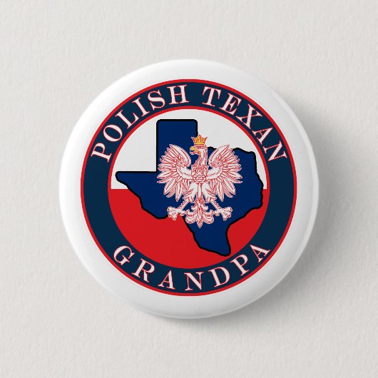 Poolse opa-ronde ronde button 5,7 cm (Voorkant)