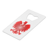 Poolse opener voor Eagle-flessen Creditkaart Flessenopener (Voorkant Gekanteld)