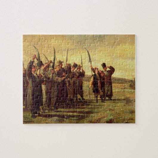 Poolse opstandelingen van de opstand van 1863 (oli legpuzzel (Horizontaal)