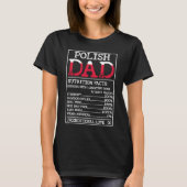 Poolse pap Nutrition Feit Poland Fathers Day App T-shirt (Voorkant)