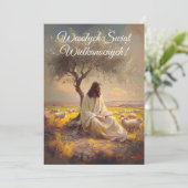  Poolse Pasen Wesolego Alleluja Kaart (Staand voorkant)