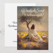  Poolse Pasen Wesolego Alleluja Kaart (Voorkant / Achterkant)