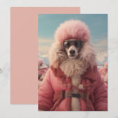 Poolse Poodle Kaart (Voorkant / Achterkant)