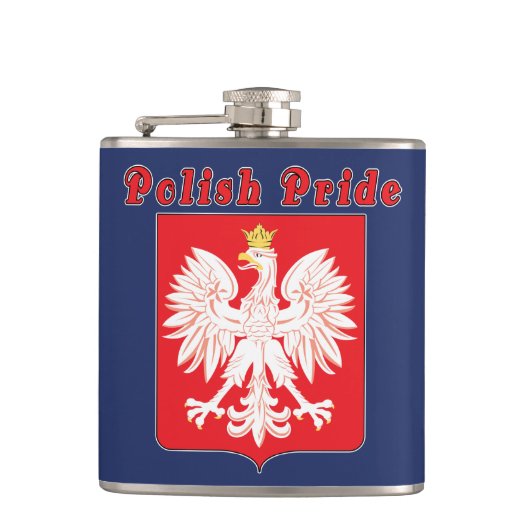 Poolse pride Eagle Heupfles (Voorkant)