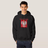 Poolse pride Eagle Hoodie (Voorkant volledig)