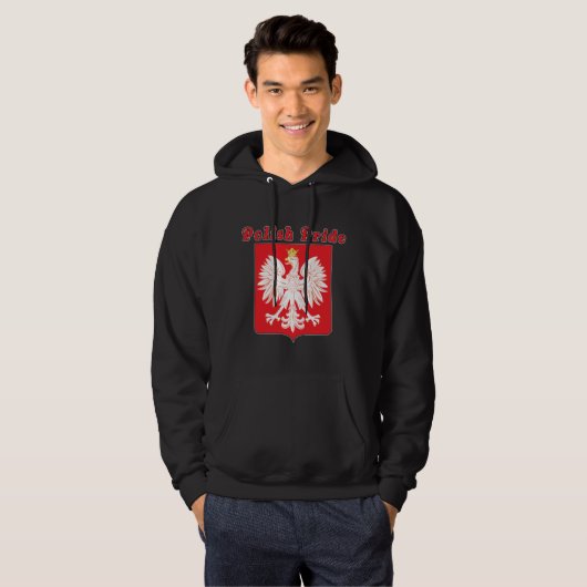 Poolse pride Eagle Hoodie (Voorkant volledig)