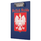 Poolse pride Eagle Klembord (Links)
