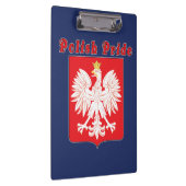 Poolse pride Eagle Klembord (Rechts)
