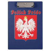 Poolse pride Eagle Klembord (Voorkant)