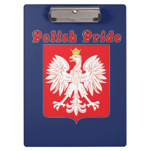 Poolse pride Eagle Klembord (Voorkant)