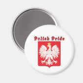 Poolse Pride Eagle Magnet (Voorkant / Achterkant)