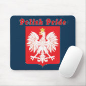 Poolse Pride Eagle Mousepad Muismat (Met muis)
