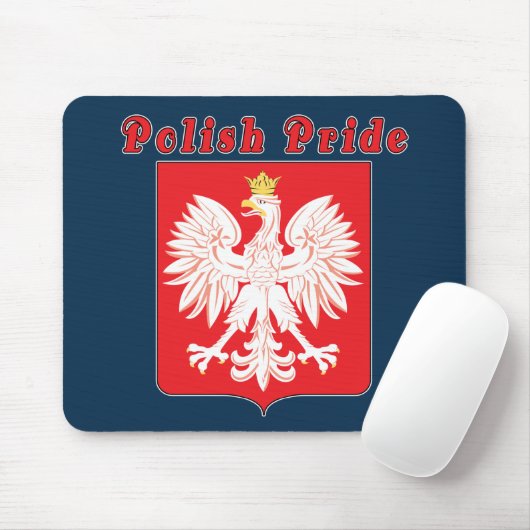 Poolse Pride Eagle Mousepad Muismat (Met muis)