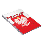 Poolse pride Eagle Notitieboek (Rechterzijde)