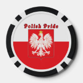 Poolse pride Eagle Poker Chips (Achterkant)