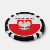 Poolse pride Eagle Poker Chips (Enkel)