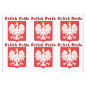 Poolse pride Eagle Tafelkleed (Voorkant (Horizontaal))