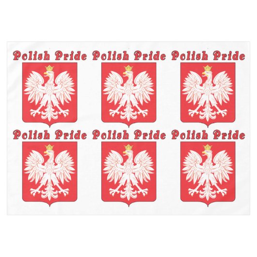 Poolse pride Eagle Tafelkleed (Voorkant (Horizontaal))