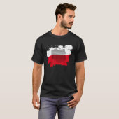 Poolse Pride Polen Vlag Polen Kaart Pools erfgoed T-shirt (Voorkant volledig)