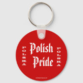 Poolse Pride Polska Sleutelhanger (Voorkant)