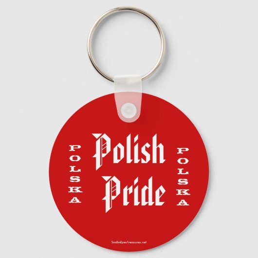 Poolse Pride Polska Sleutelhanger (Voorkant)