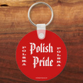 Poolse Pride Polska Sleutelhanger (Voorkant)
