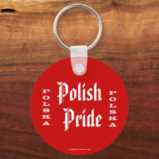 Poolse Pride Polska Sleutelhanger (Voorkant)