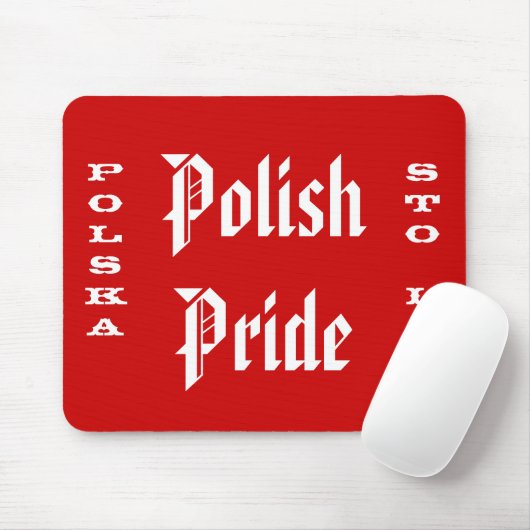 Poolse Pride Polska Sto Lat Muismat (Met muis)