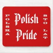 Poolse Pride Polska Sto Lat Muismat (Voorkant)