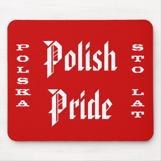 Poolse Pride Polska Sto Lat Muismat (Voorkant)
