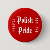 Poolse Pride Polska Sto Lat Ronde Button 5,7 Cm (Voorkant)