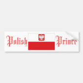Poolse Prins, Bumpersticker (Voorkant)