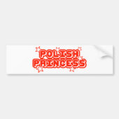 Poolse Prinses Bumpersticker (Voorkant)