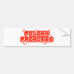 Poolse Prinses Bumpersticker