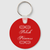Poolse prinses Cute Sleutelhanger (Voorkant)