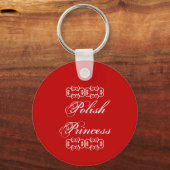 Poolse prinses Cute Sleutelhanger (Achterkant)