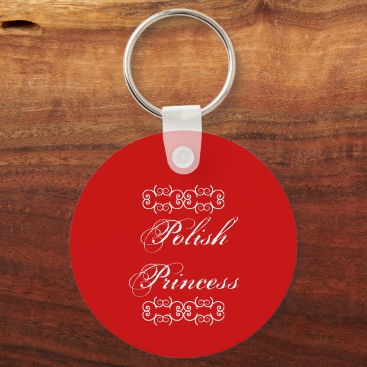 Poolse prinses Cute Sleutelhanger (Voorkant)