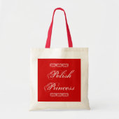 Poolse prinses Cute Tote Bag (Voorkant)