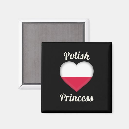 Poolse prinses Magnet (Voorkant / Achterkant)