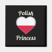 Poolse prinses Magnet (Voorkant)