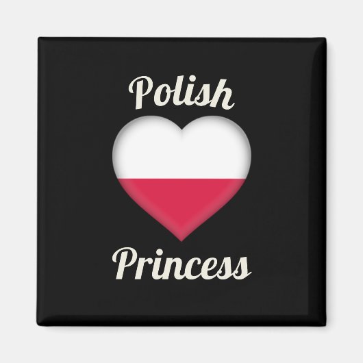 Poolse prinses Magnet (Voorkant)