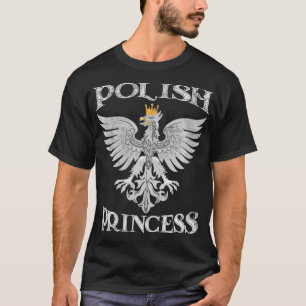 Poolse prinses Polen Pride Eagle Crest P T-shirt