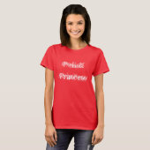 Poolse Prinses Schattig T-shirt (Voorkant volledig)