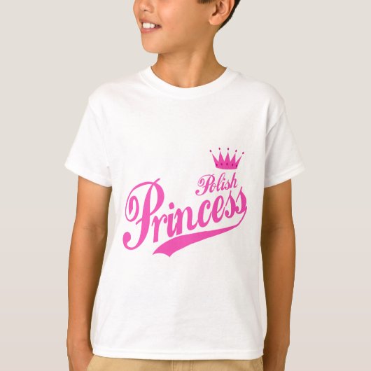 Poolse prinses t-shirt (Voorkant)