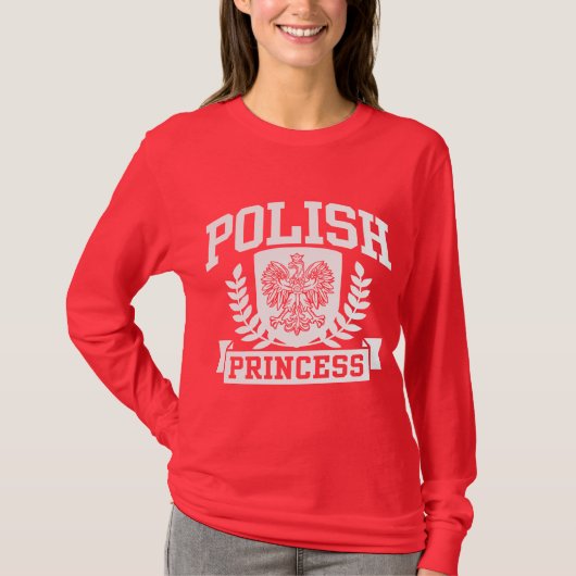 Poolse prinses t-shirt (Voorkant)