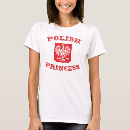 Poolse prinses t-shirt (Voorkant)