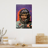 Poolse Propagandaposter- Ruimtestation Poster (Keuken)
