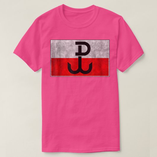 Poolse PW Armia Krajowa Polen Pride Anchor T-shirt (Design voorkant)